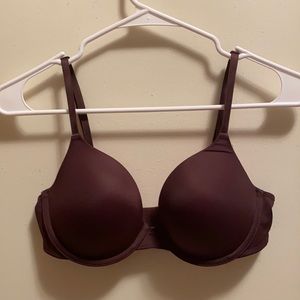 Pink bra, 34C, brown